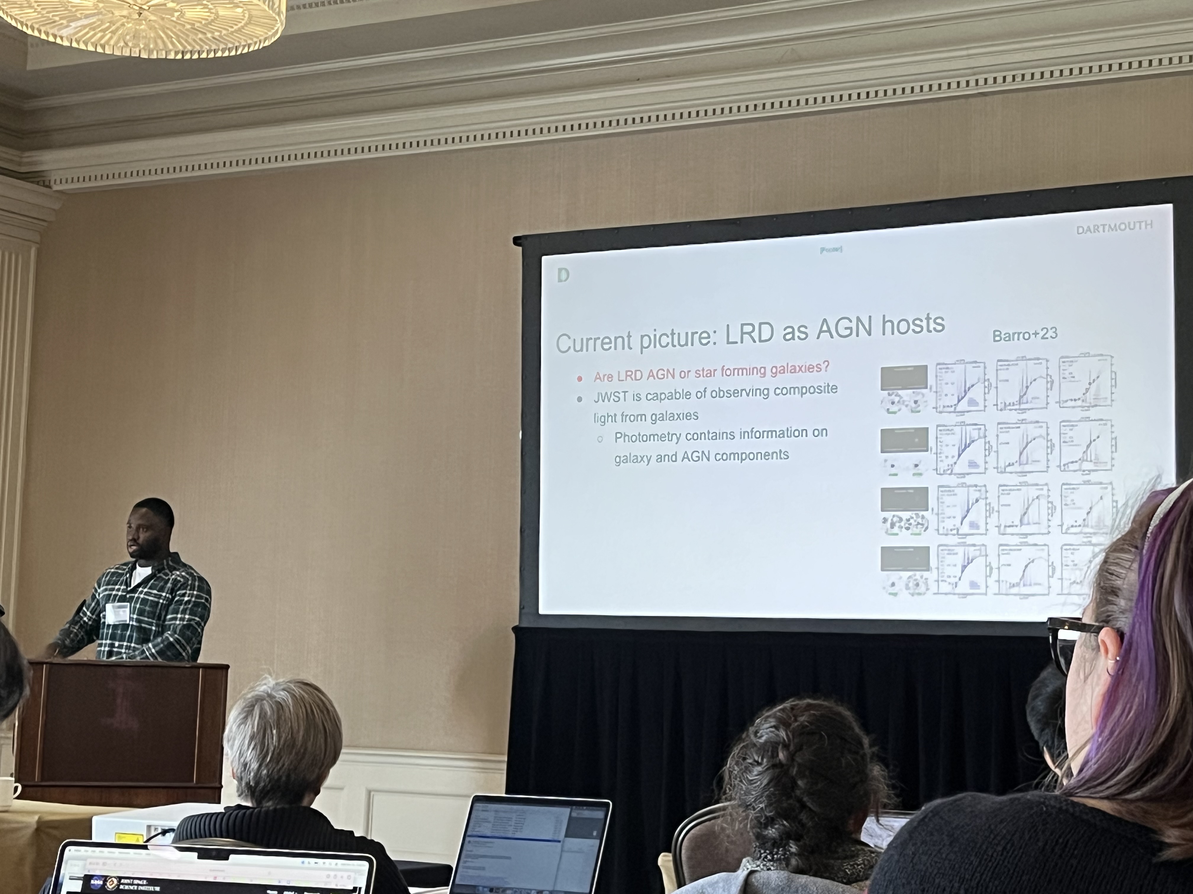 A photo still from my presention at the JSI conference in Baltimore MD.